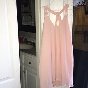 Pastel pink dress